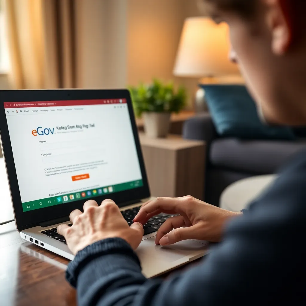 Казахстанская семья проверяет документы на получение субсидии